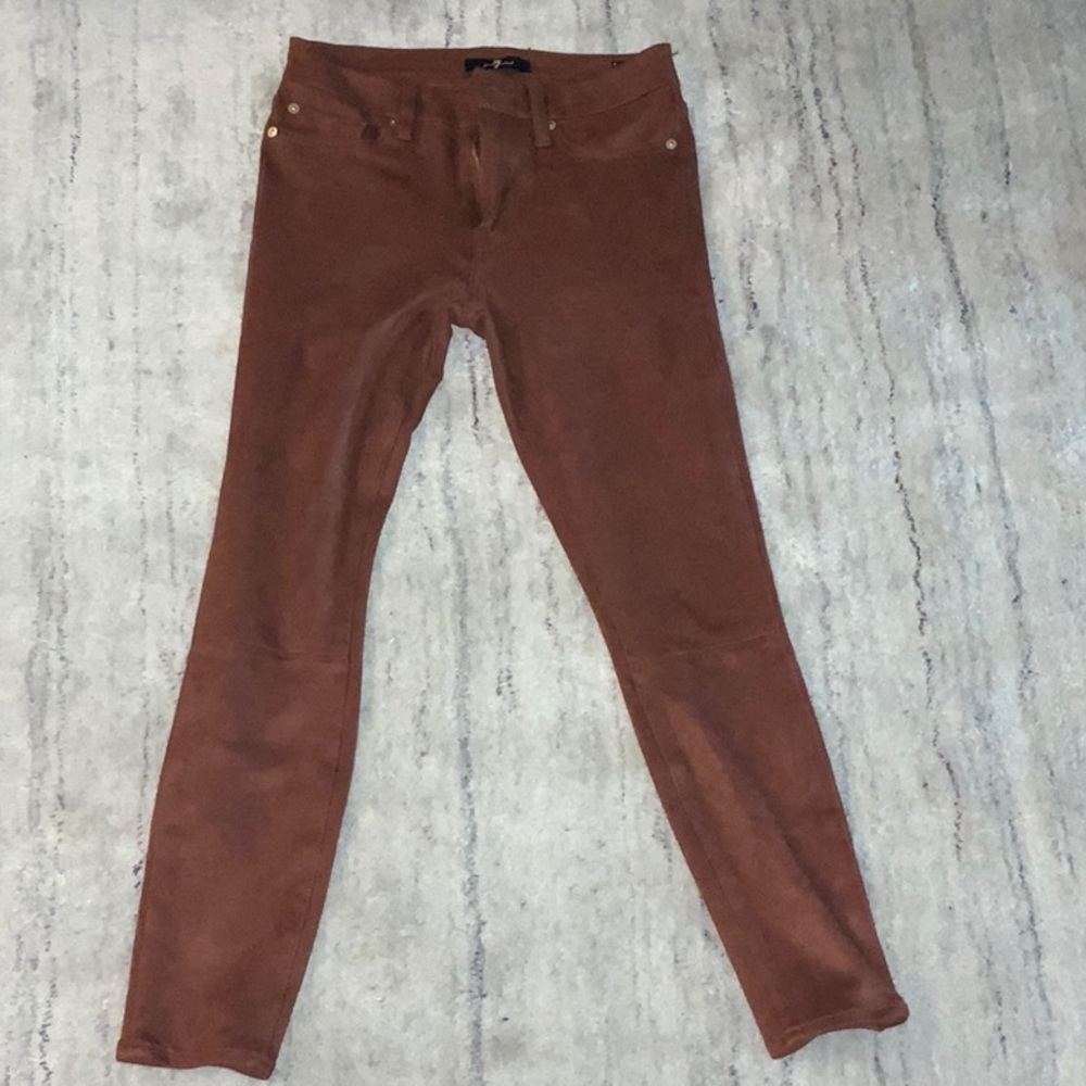 7 For All Mankind Suede Pant